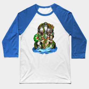 Dwarf warrior and an eyeball monster Baseball T-Shirt